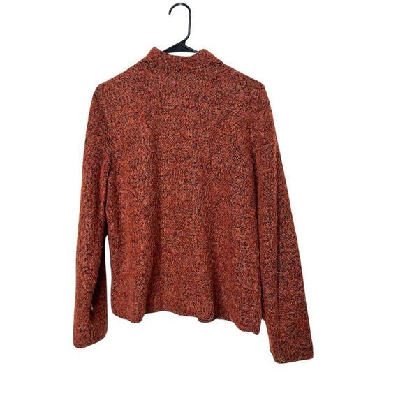 Kathleen Sommers Mohair Wool Blend Spice Orange Cardigan‎ Sweater Small - Picture 9 of 9